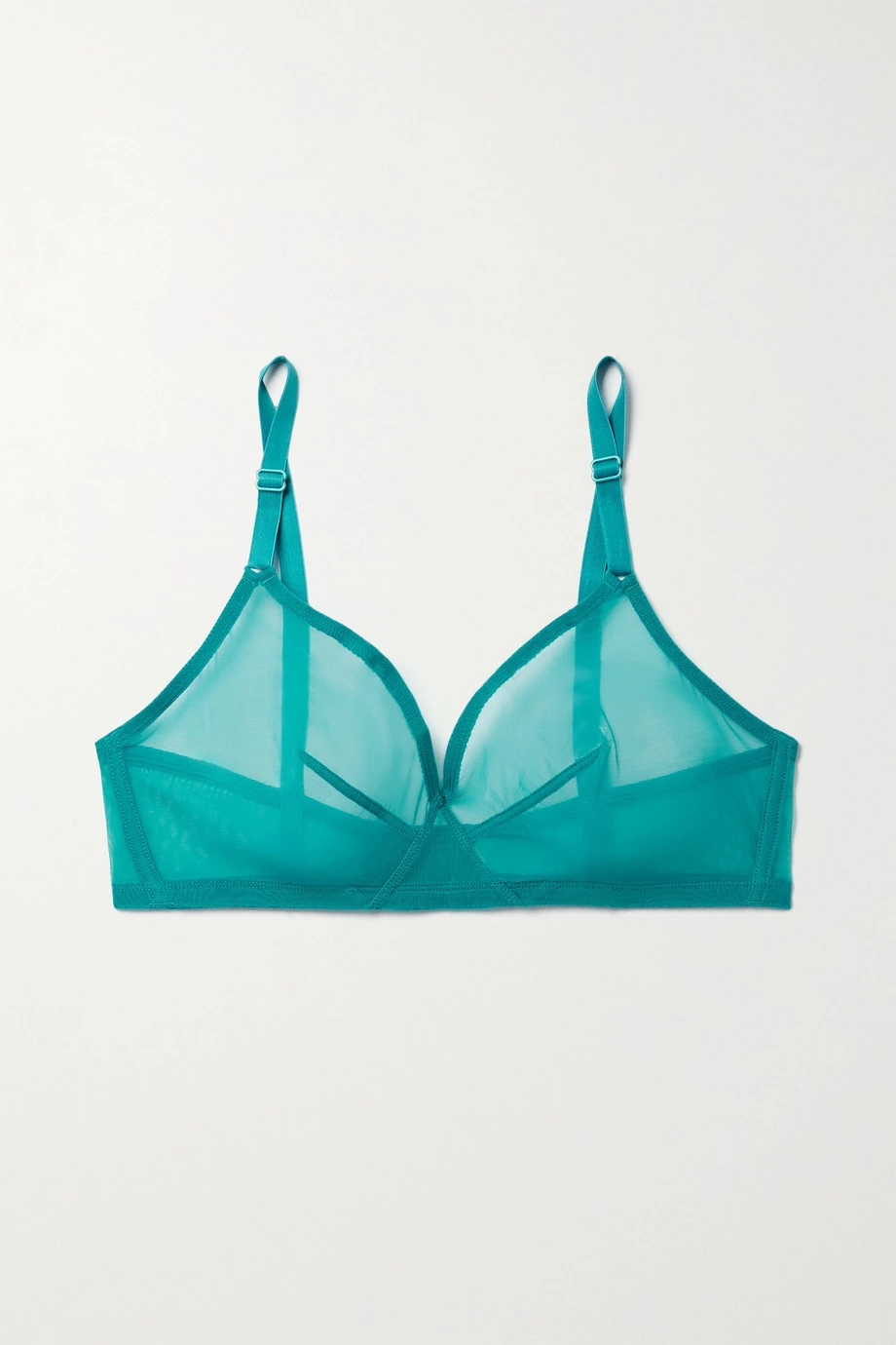 Budget đ„° ERES Soutien-gorge Ă Bonnets Souples En Tulle Stretch Bel ,Vert Canard â