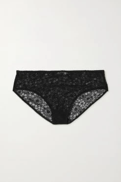 Bon marché 👍 ERES Culotte En Tulle à Broderies Bergamote ,Noir ⭐
