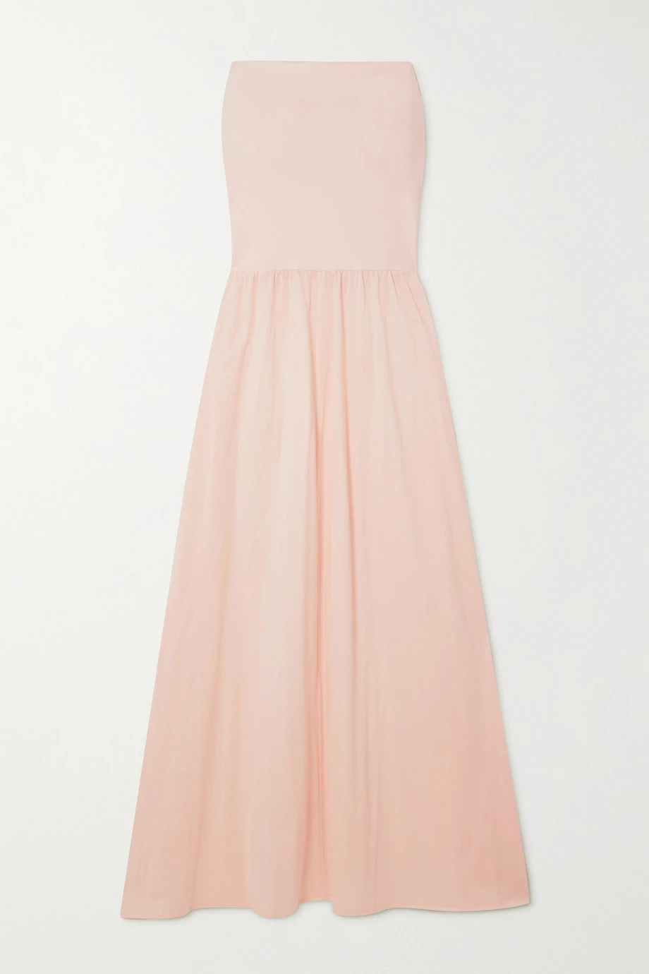 Grosses soldes đ ERES Robe Longue Convertible En Jersey Stretch De Coton Zephyr Ankara ,Rose PĂąle đ