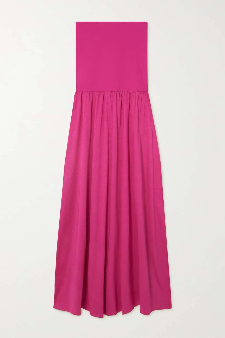 Acheter 🎉 ERES Robe Longue Bustier En Jersey De Coton Zephyr Ankara ,Rose ✔️