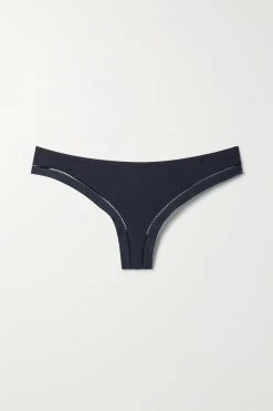 Promo ✔️ ERES String En Jersey De Coton Stretch à Découpes Jamais ,Bleu Marine ⌛