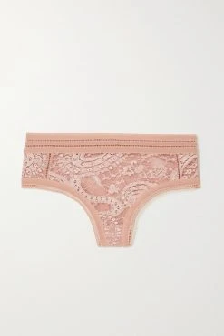 Meilleur prix ⌛ ERES String En Dentelle Stretch Kashmir Musc ,Rose 👏