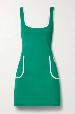 Promo 🛒 ERES Mini-robe En Jersey Stretch Nautic Loisir ,Vert ✔️