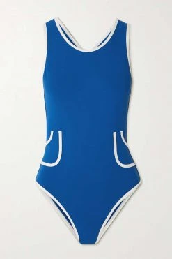Top 10 🌟 ERES Maillot De Bain Dos Ouvert Bicolore Nautic Papillon ,Bleu 🥰