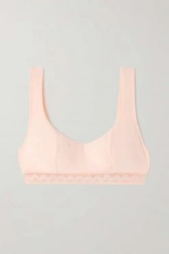 Bon marché 🌟 ERES Soutien-gorge à Bonnets Souples En Jersey Stretch à Finitions En Dentelle Alice ,Rose Pâle ⌛