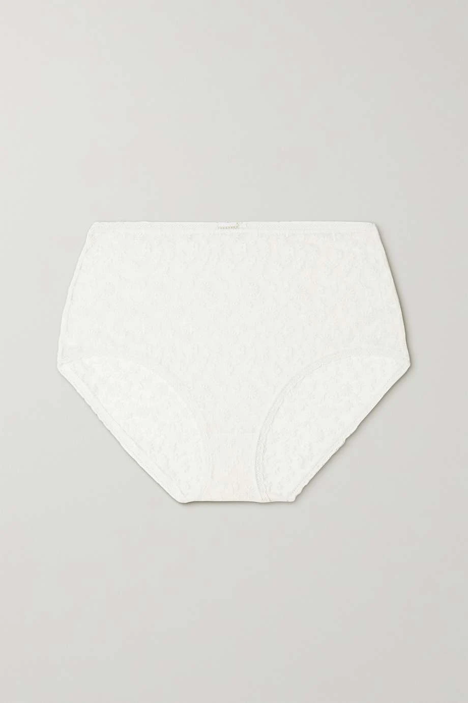 De gros đ ERES Culotte En Tulle Stretch Ă Broderies Et Ă Finitions En Dentelle Surprise ,Blanc âïž