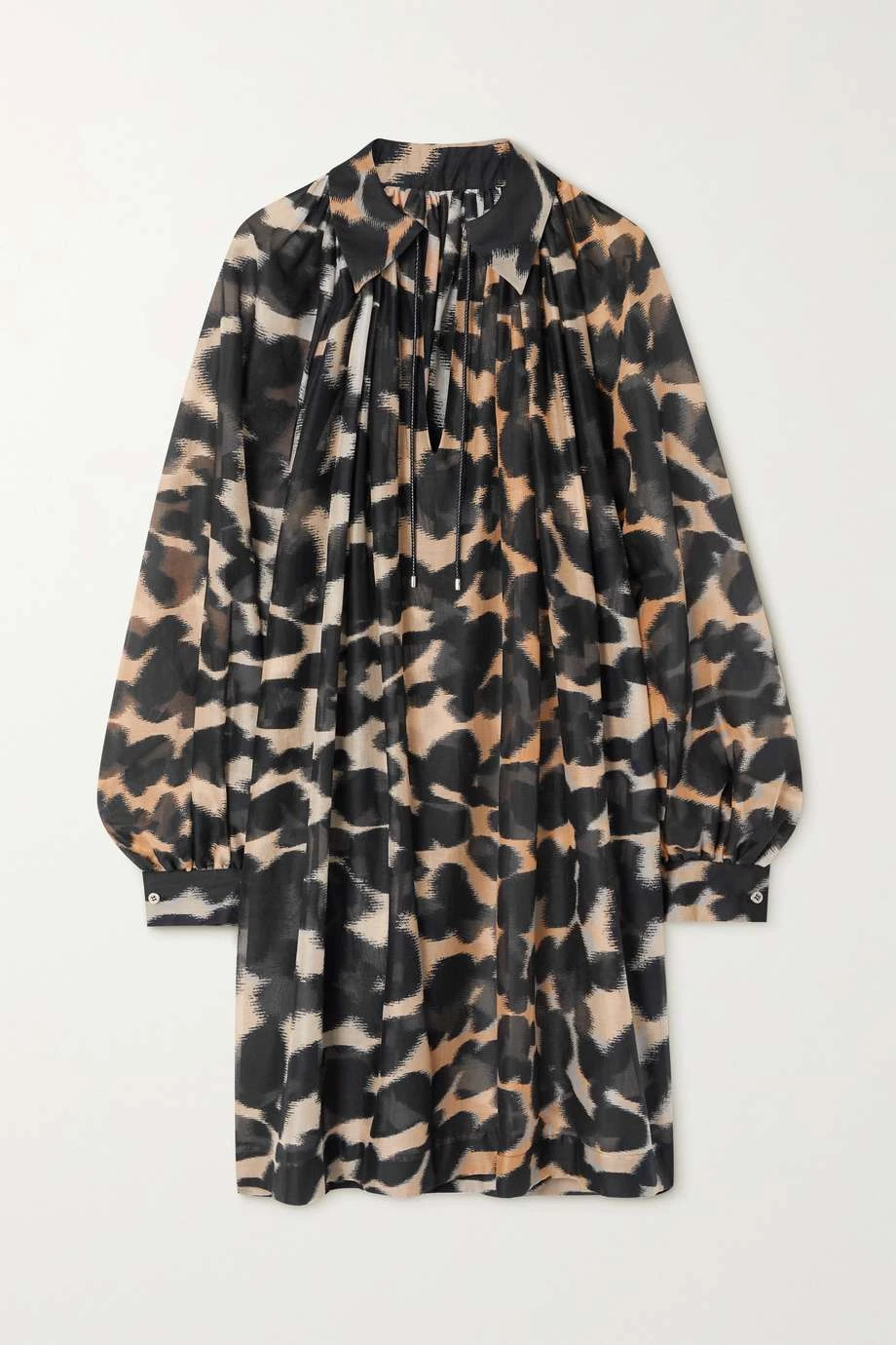 Vente flash ⭐ ERES Cafetan En Voile De Coton à Imprimé Léopard Lea X Maison Rabih Kayrouz 😉