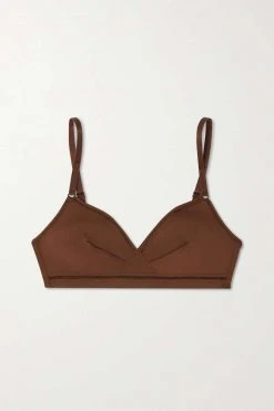 Acheter âïž ERES Soutien-gorge Triangle Ă Bonnets Souples En Jersey Stretch Ă Jour Ă©chelle Lydia Soyeuse ,Marron đ„°