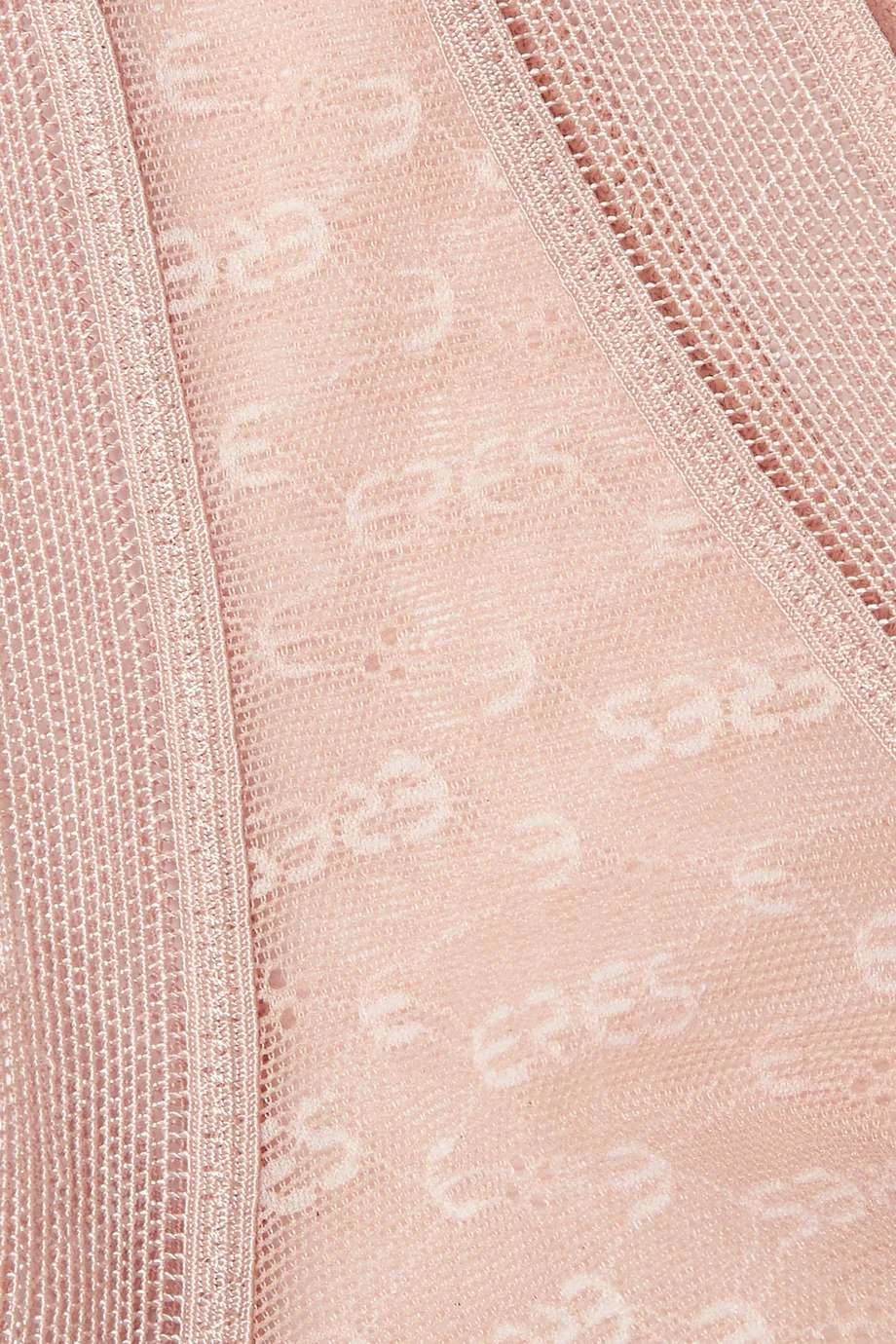 Nouveau 🔔 ERES Brassière En Tulle Stretch à Broderies Équilibre ,Rose Poudré ✔️ – Image 4