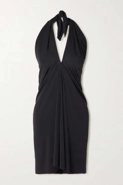 Bon marché ⭐ ERES Robe Dos Nu Convertible En Jersey Stretch Mimi ,Noir 🧨