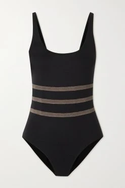 Vente flash 🔥 ERES Maillot De Bain à Finitions En Lurex Cabestan ,Noir 🧨