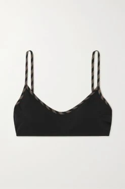 Budget 🧨 ERES Haut De Bikini à Finitions En Lurex Espadrille ,Noir ✨