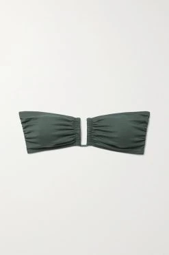 Promo ⌛ ERES Haut De 🔥 Bikini Bandeau Les Essentiels Show ,Vert Sapin 🎁