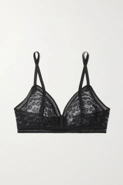 De gros 🌟 ERES Soutien-gorge Triangle à Bonnets Souples En Dentelle Leavers Stretch Menthol ,Noir 👍