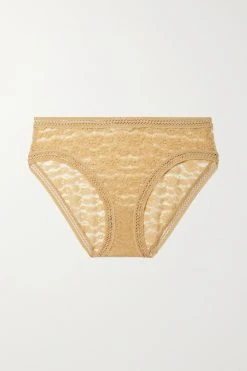 Sortie ⭐ ERES Culotte En Dentelle Leavers Stretch Grenade ,Beige ✔️
