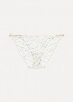 Meilleure vente 🎁 ERES Culotte En Dentelle Stretch Allegorie Prolixe ,Crème 😉